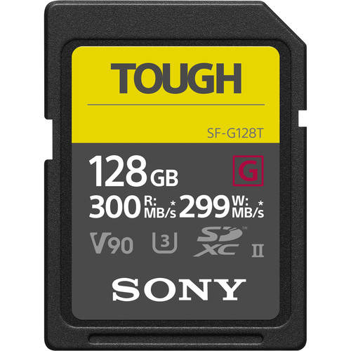 Sony 128GB SF-G Tough Series UHS-II SDXC - 1